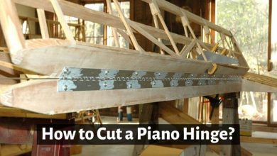 How to cut a piano hinge