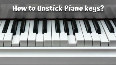How to Unstick Piano keys